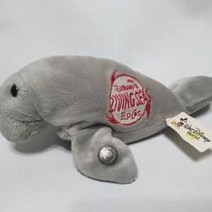 Disney Manatee Plush Epcot Living Seas 8" Beanbag Toy